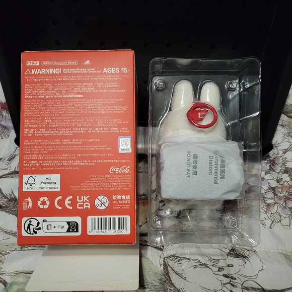 (OPENED)THE MONSTERS COCA COLA LABUBU - Picture 2 of 3